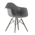 Cadeira de Braços em Plástico Eames DAW / Base Ácer Escuro